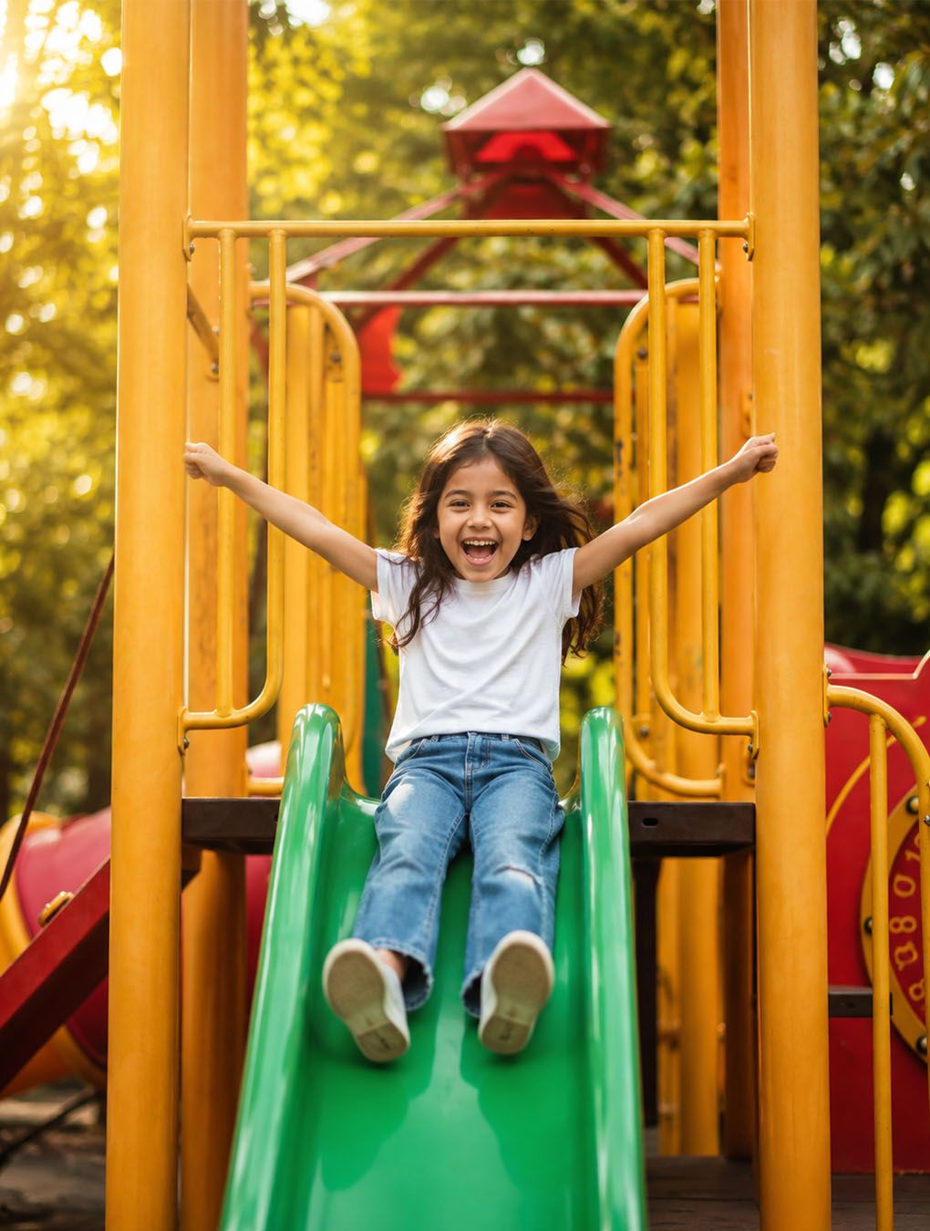 Outdoor Kids Sliding